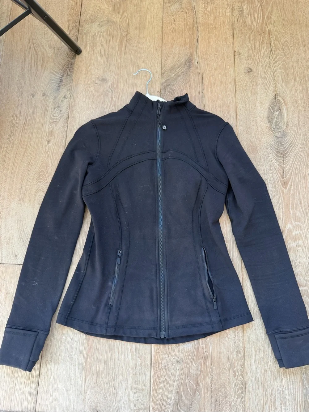 lululemon athletica Black Fitted Zip-Up Utility Jacket